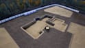 cinematic 3d industrial animation, construction process project planning  video