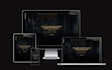 build a responsive landing page with HTML CSS tailwind or angular