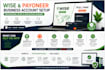 set up custom ltd or llc paypal, payoneer, wise account, selfie shopify payment