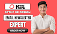setup convertkit email sequence design convertkit landing page, kit automation
