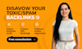 disavow bad spammy toxic backlinks