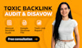 audit toxic backlinks and create a google disavow file