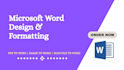 format and design word documents, microsoft word document formatting for kdp
