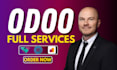 implement and customize odoo erp, develop odoo module, API integration, odoo crm