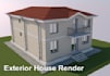 create realistic exterior render for your house