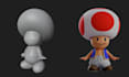 do 3d model retopology, uv mapping, texture baking for game character