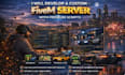 develop a custom fivem server with premium scripts