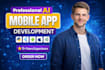 do mobile app andriod, ios development ai chatbot flutter flow developer