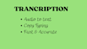 hare transcripcion y tipeo con rapido y preciso