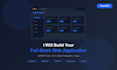 full stack web application with asp net core and csharp