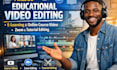 do educational video editing e learning, online course video, zoom, tutorial