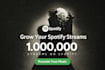 increase your spotify 1m streams, spotify monthly listeners, spotify charts