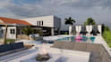 do 3d backyard landscape design landscape rendering, outdoor, event space design