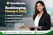 handle complete bookkeeping and monthly reports of business
