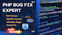 fix PHP errors, database issues and website bugs