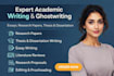 do expert academic writing, research writing and ghostwriting