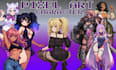 create pixel  art character , rpg  pixel character, game character, pixel sprite