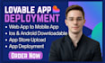 convert lovable web app to mobile app, fix lovable ai app, deploy lovable to ios