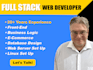 design, build, and maintain a custom website and database