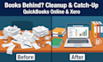 do quickbooks online and xero cleanup and catch up bookkeeping