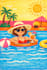 create vibrant naive art crayon lifestyle scenes using ai