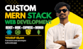 build a custom mern stack web application