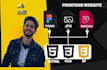 full stack development mern stack rest API website using HTML, CSS, js