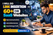 do link insertion on 60 plus DR saas website