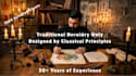 craft custom, heraldic crests on traditional principles only