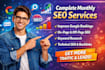do complete monthly SEO service for any website ranking