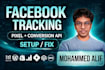 setup facebook capi, ga4 and ecommerce tracking via GTM for you