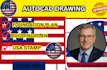 autocad drawing,foundation plan,building permit,mep permit,usa stamp