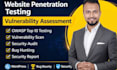 perform penetration testing, vulnerability scan, cyber security bug hunting