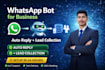 create a whatsapp bot to automate replies and generate leads for your business