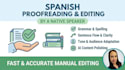 do professional spanish proofreading and editing