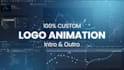 create custom logo animation intro and outro video