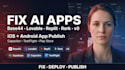 fix base44 app lovable to ios capacitor replit rork v0 vibe coding app publish