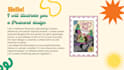 illustrate a postcard design