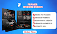 create responsive framer website, framer website, fix framer, figma to framer