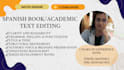 professionally edit your book or academic text