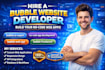be your professional bubble io developer, bubble mvp