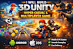 develop 2d unity hyper casual game, multiplayer mobile game for android and ios