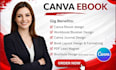 do canva ebook design, canva mockups, mental health workbook, canva template