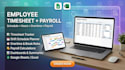 create an employee timesheet tracker, schedule planner and payroll spreadsheet