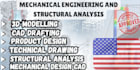 do professional mechanical engineering design, cad modeling, structural analysis