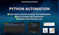 build custom python automation scripts and gui tools