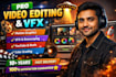 professional video editing, motion graphics, vfx, rotoscoping and 2d animation