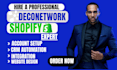 do deconetwork shopify store setup redesign shopify API deconetwork integration
