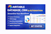 setup airtable CRM, airtable database, airtable automation and integrations