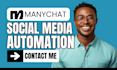 do manychat automation for ig, fb whatsapp manychat chatbot many chat automation